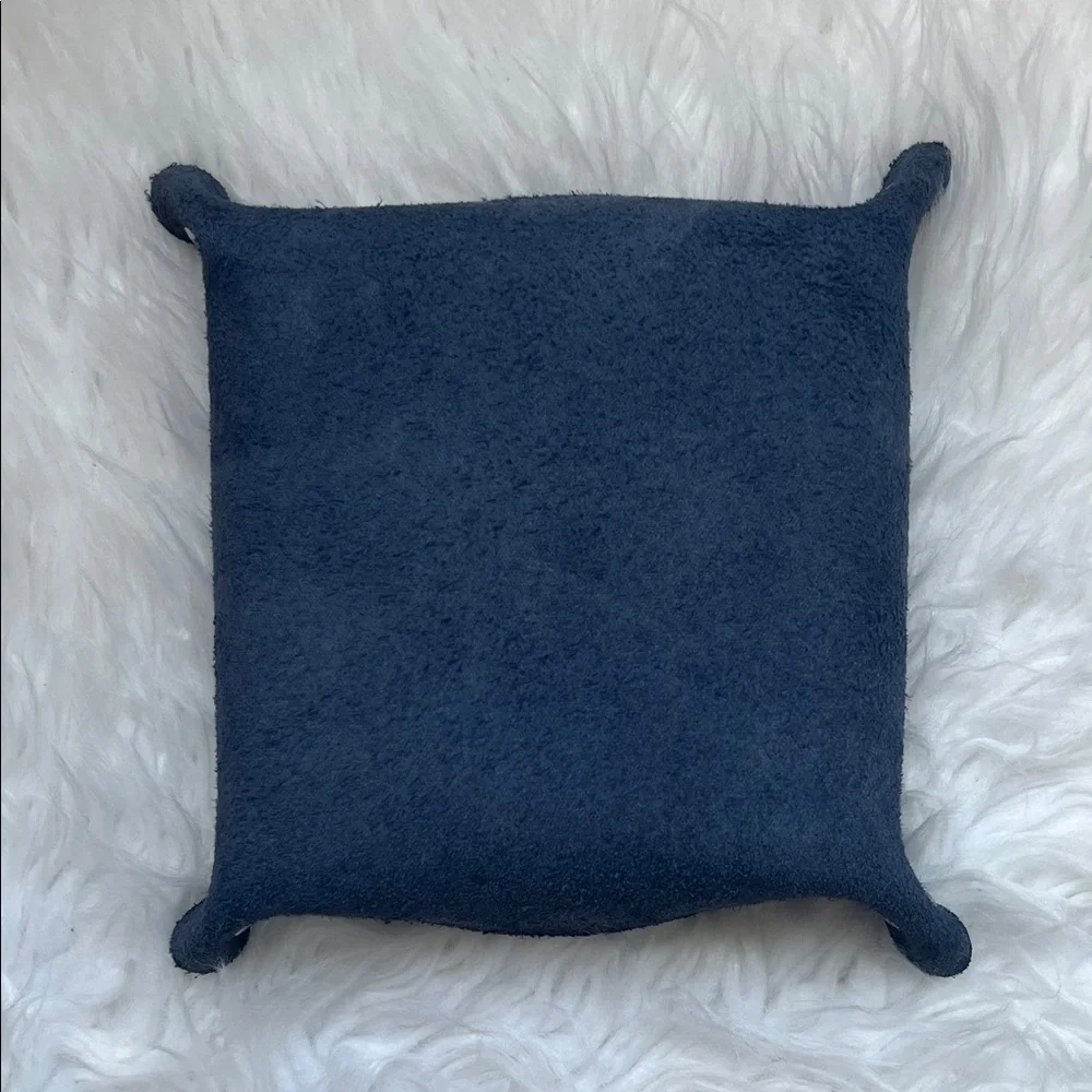 New Leather Catchall Tray, Valet Tray, in Deep Navy